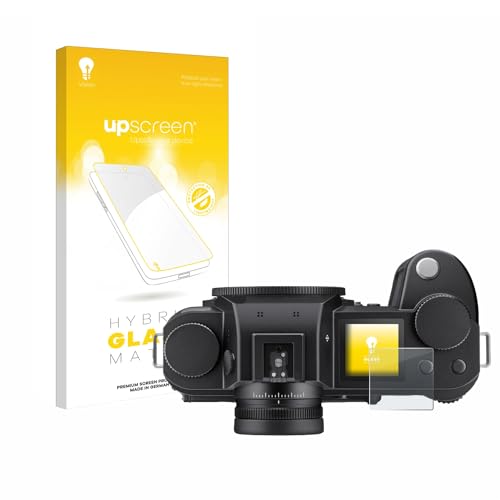 upscreen Matte Screen Protector Glass Film compatible with Leica SL3 (top plate display) - Anti-Glare, Anti-Fingerprint, 9H Glass Protection, 1-Pack