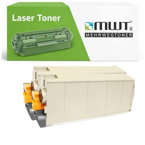 Toner Oki ES7411DN noir avec 15% de puissance en plus Mehrwegtoner lot de 2