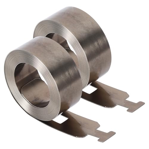 EPIGEIST Resortes de Ventana Planos para Persianas Enrollables 12 Mm de Ancho 1,2 M de Largo 6 LB 2 Piezas Herrajes de Tensión para Reparación y Elevación de Ventanas Corredizas Hogar
