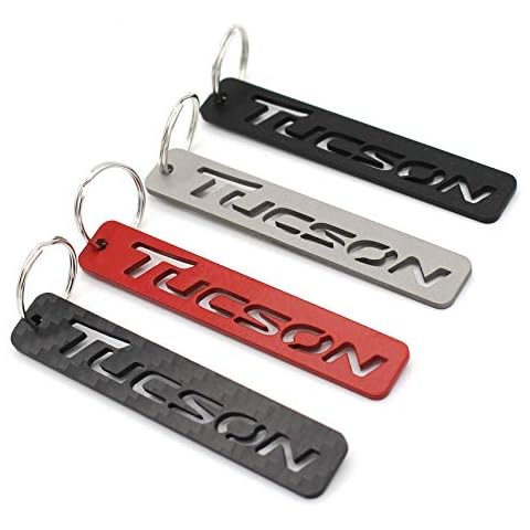 VmG-Store Tucson stainless steel keyring (glass pearl-blasted) Cover