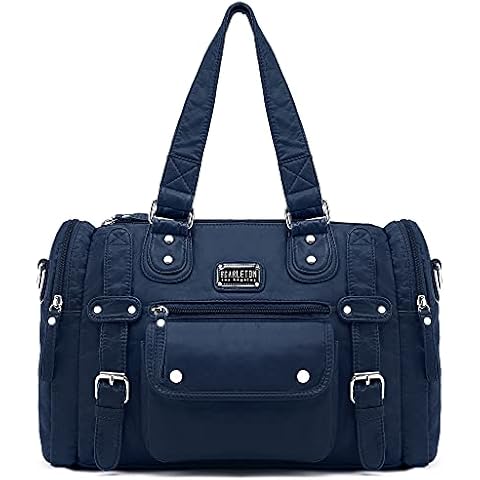 SCARLETON Handbags for Women, Purses for Women, Women Purses and Handbags, Womens Purse w/Multiple Pockets, H1485, Navy Blue Cover