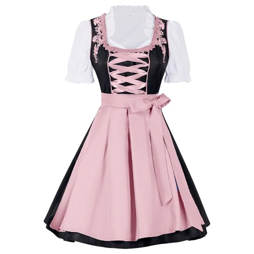 Fête de la bière en tenue traditionnelle : robe longue chic pour femme