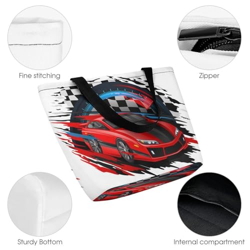 Sac de voyage voiture de rallye rouge pour emporter toutes vos affaires avec style - 3