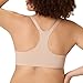 PLAYTEX Women's Racerback Underwire Bra, Plus-Size Bras Available, Full Coverage, Moisture-Wicking, 4808 Almond