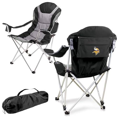 Image of Picnic TIME NFL Unisex-Adult NFL Reclining Camp Chair, Beach Chair for Adults, Sports Chair with Carry Bag
