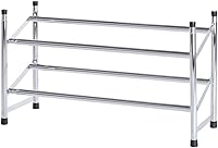 Vista 1 de Wenko Zapatero extensible, Cromo, Plata