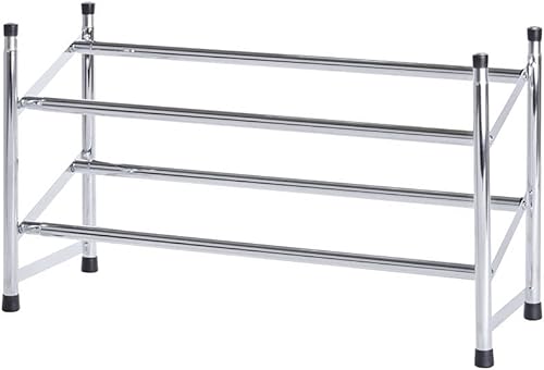 Wenko Zapatero extensible, Cromo, Plata