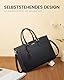 LOVEVOOK Laptoptasche Damen 17,3 Zoll, Groß Arbeitstasche Handtasche Schultertasche Wasserdicht PU Leder Shopper Tasche Aktentasche Lehrertasche Umhängetasche für Business Arbeit Uni Schule