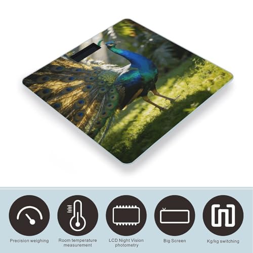 Peacock báscula digital precisa para casa 180kg miniatura 3