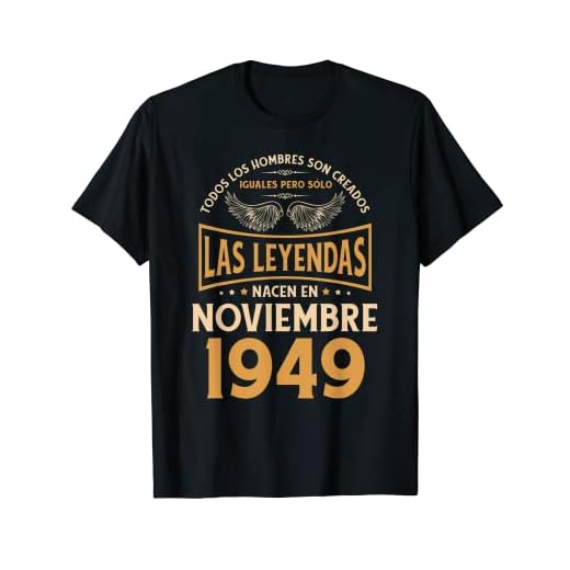 Cumpleaños Hombre Regalos Las Leyendas Noviembre 1949 Camiseta