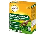 SOLABIOL Engrais Gazon Plus - 2,5 kg - Granulés - Jusqu'à 62m² - Nutrition Longue Durée - Gazon Dense & Vert - Action Rapide - Utilisable En Agriculture Biologique SOGAZPLUS25
