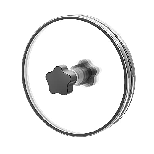 WEWU ROUNDS Vinyl Record Label Saver Vinyl Record Clean Saver Record Cleaning Protector Waterproof Label Saver Record Cleaner Clamp Care (12")