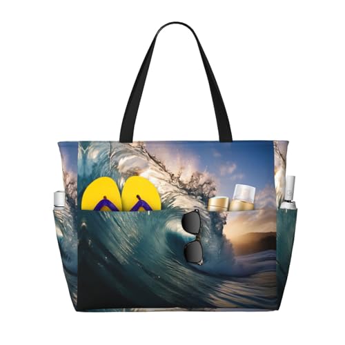 Sac fourre-tout de plage imperméable grand format pour protéger vos affaires du sable