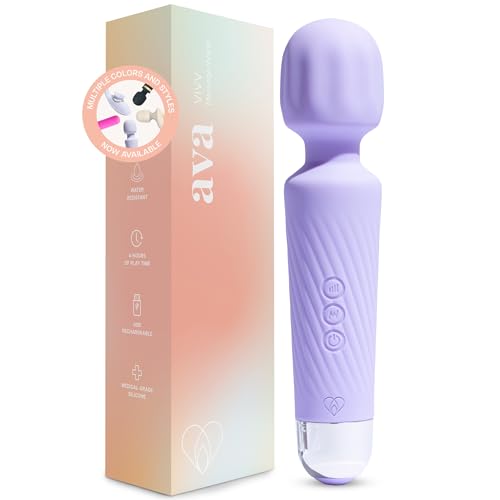 Ava Vibrator Sex Toys – 4 Hour Battery Life | Water Resistant Body Safe Silicone | Clitoral Vibrators Couples Sex Toy with multi patterns and speeds– Clit Stimulator Vibrator for Women – Discreet Gift