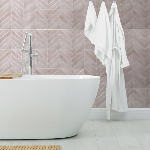 SMART TILES Peel and Stick Backsplash - 5 Sheets of 11.43\" x 8.38\" - 3D Adhesive Peel and Stick Tile Backsplash for Kitchen, Bathroom, Wall Tile