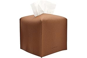 Carrot's Den Leather Decor Tissue Box Holder