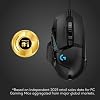 Logitech G502 Hero Mouse Gamer con Cable - Negro | Alto rendimiento, 25,600 DPI, RGB, pesos ajustables, 11 botones programables, memoria integrada, PC/Mac 4
