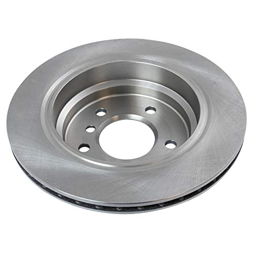 Image of TRQ Rear Brake Pad and Rotor Set Semi Metallic Rotors | For 1997-2000 BMW 528i 2001-2003 525i 2001-2003 530i 1997-2003 540i