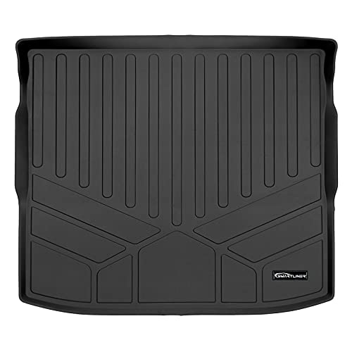Smartliner All Weather Custom Fit Cargo Liner Mat Behind 2Nd Row Black Compatible With 2022-2023 Mitsubishi Outlander (Does Not Fit Phev Or Sport Models) #TOP11