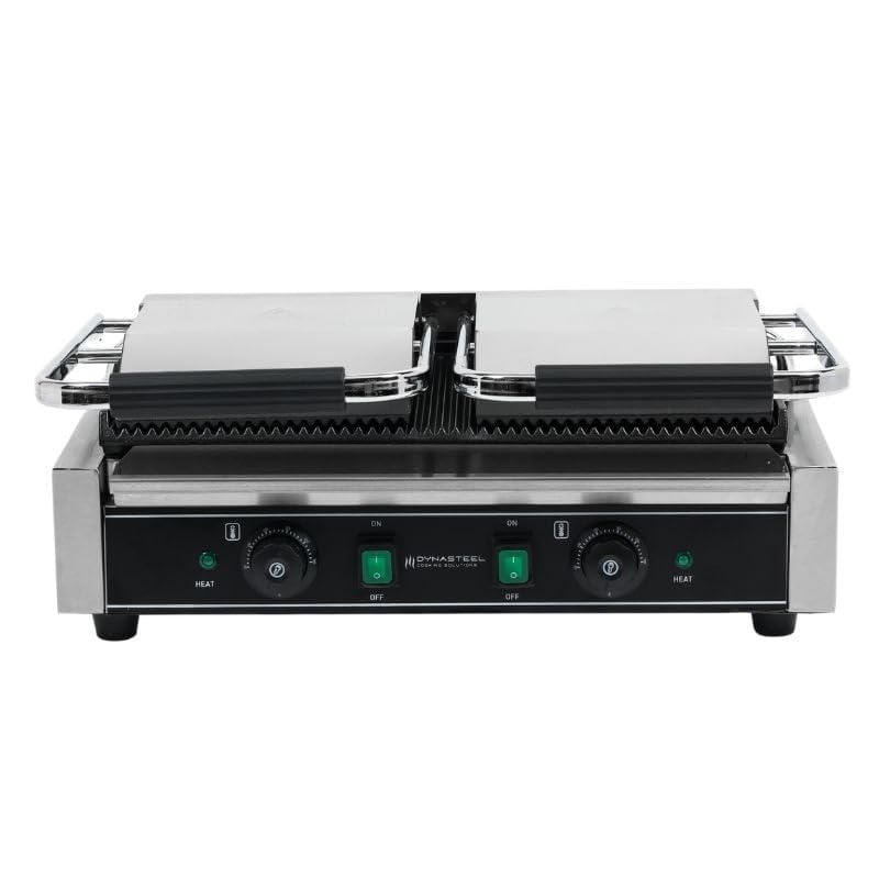 Grill Panini Double - Plaques Rainurées