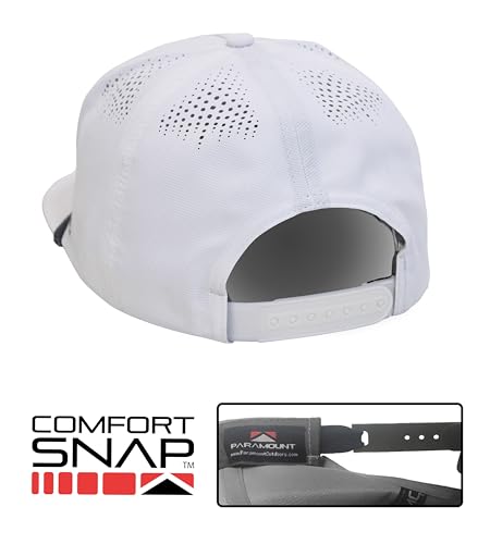 Image of Paramount Outdoors Sunset Trout Fishing Hat Mountain Fish Silhouette Performance Outdoor Hat with Comfort Snapback
