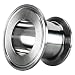 Homend Sanitary Concentric Reducer Tri Clamp Clover Stainless Steel 304 Sanitary Fitting End Cap Reducer (Tri Clamp Size: 2 inch x 1.5 inch)