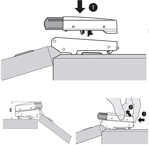 Blum BLUMOTION Soft Closing Mechanism for Straight-Arm Clip Top and Clip Hinges 973A0500.01 (8) by Blum - Image 4