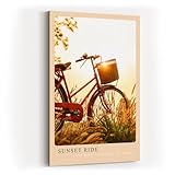 sinus fahrrad zubehör Gedruckt auf strukturierter Leinwand gespannt auf Echtholzrahmen für langlebige und stilvolle Wirkung
