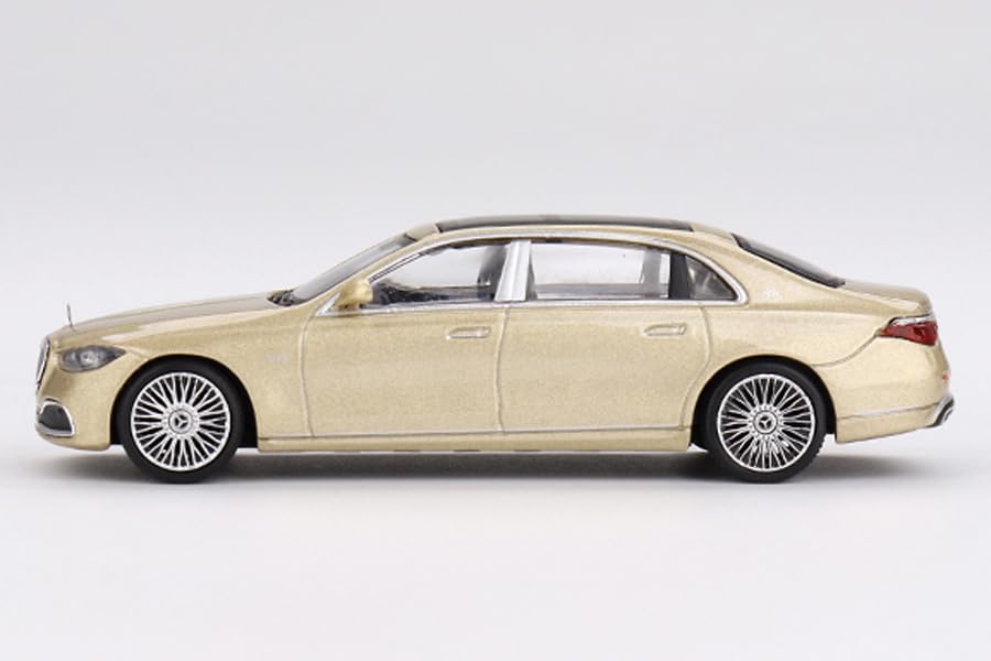 MINI GT メルセデス マイバッハ S680 チェイスカー CHASE CAR 1/64 Mini GT Mercedes-Maybach S680 (Chrome Silver