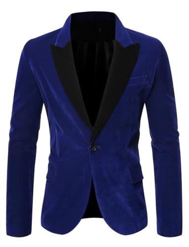 Blazer en Velours Homme Ulnomio Veste de Costume Chic sur Mesure