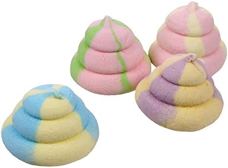 Sumthin' Sweet Unicorn Poo Individually Wrapped Marshmallow Candy, 12.7 Ounces - 45-0.28 oz Pieces
