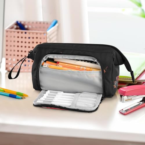 Image of Monster Truck Pencil Case with Full Print & Carry Strap Unique Shape Dual Access Ideal for School Kids Writers Artists Gift Giving & Daily Storage