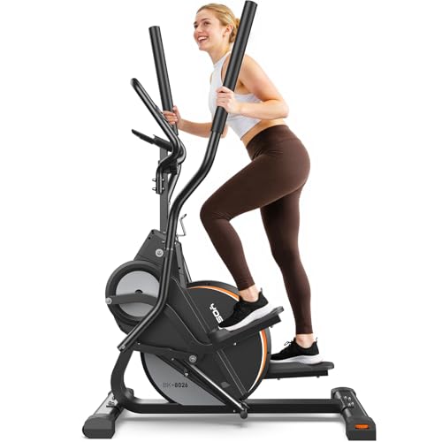 YOSUDA Elliptical Exercise Machine, 3-in-1 (Elliptical + Cardio Climber + Stair Stepper) Elliptical Machine for Home with 45°Incline, 15.5 in Stride, 16 Levels Resistance, 300LBS Stability
