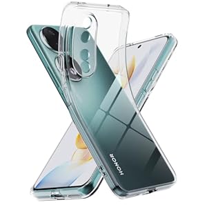 AK Funda para Honor 90 5G Transparente,Carcasa Protectora Antigolpes Transparente Silicona Suave Case Funda Solo para Honor 90 5G