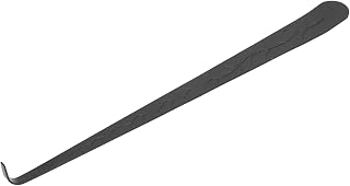 Candle Wick Dippers, Stainless Steel Plating Candle Wick Hook Black Put Out Extinguish Candle Wick Dipper Accessory Candle Wick with Patterned Handle for Candle Scented Candles