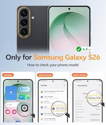 Image of FNTCASE for Samsung Galaxy S26 Case: [Fit for Magsafe] [Full Camera Protection & Screen Protector] Translucent Matte Military Grade - Shockproof Protective Phone Cover for Samsung S 26 - Green