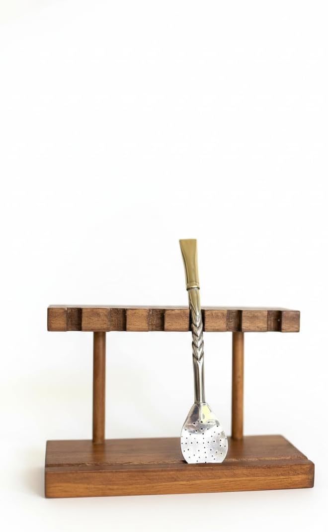 Yerba Mate Bombilla - Alpaca, Bombillon de Alpaca, Mate Gourd Straw, Filtered Straw, Handmade Bombilla, Yerba Mate Accessories