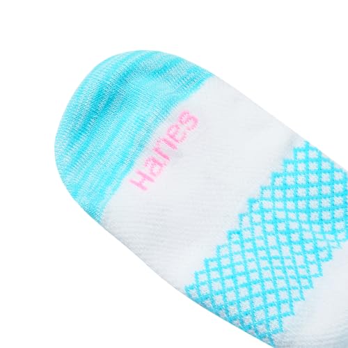 Image of Hanes Women's Socks, Lightweight Breathable Socks, No Show and Super No Show, 6-Pack
