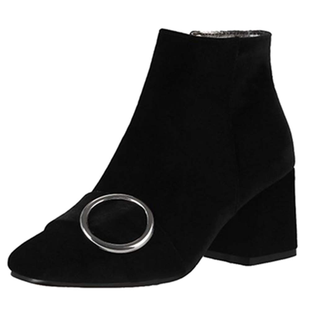Women Fashion Velvet Ankle Boots