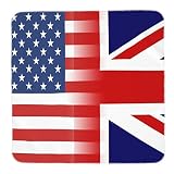 Union-Jack American Flag Baby Blanket Receiving Blanket for Infant Newborn Swaddle Cover Wrap