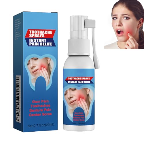 Spray de Reparación de Encías,Aerosol para el Cuidado Bucal Aliviar,Spray Bucal Gingiva Portátil de Dolor de Muelas para Hombres Mujeres,20ml