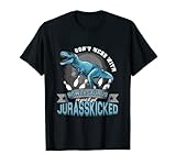Bowling Dinosaur Bowler Bowling Ball Bowling Pins Gift T-Shirt