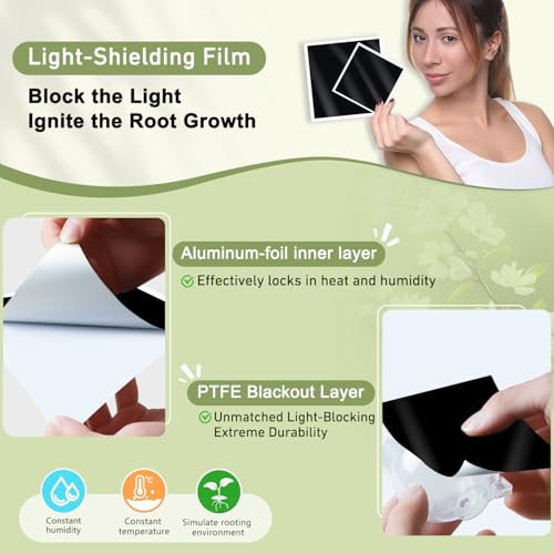 SupKing Plant Rooting Grow Propagation Ball,Clear Assisted Cutting Rooting,Reusable Plant Rooting Device,High Pressure Ball Grafting Device Root Box for Plants (8pcs)