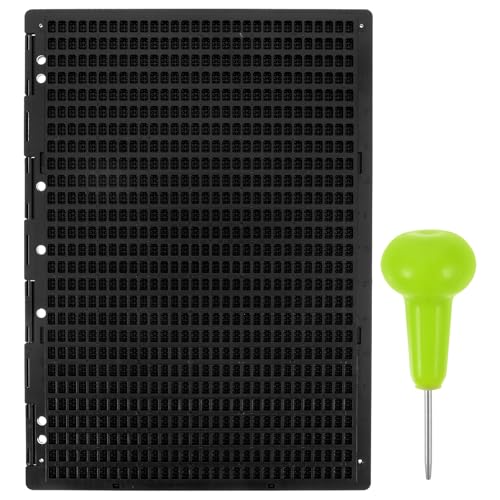 Beaupretty Ardoise Braille 27 Lignes 30 Cellules Avec Stylet Kit D'Écriture Pour Aveugles Tableau D'Écriture Braille Portable En Plastique Résistant Pour Apprendre Le