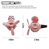 Cute Pilot Cat Car Air Fresheners, Car Diffuser Air Condition Vent Clip, Rotating Propeller Automotive Air Outlet Fan Creative Perfume Accessories for Car Interior Decoration #1