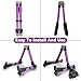 EASTROCK Guitar Stand Professional Portable Black Tripod Adjustable A Fame Acoustic Guitar Stand Multiple Guitars for Acoustic Guitar Electric Guitar Bass (Alloy 1 pack purple)