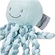 Nattou Kuscheltier Oktopus, Für Neugeborene und Frühchen, 23 cm, Mintgrün