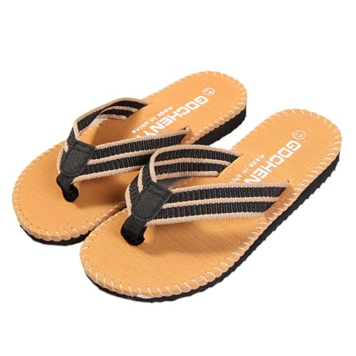 Premium Comfort Brushed Tape Straps EVA Flip Flops For Men Non Slip Thong Sandals Slides Summer Slippers Indoor Outdoor Footwear