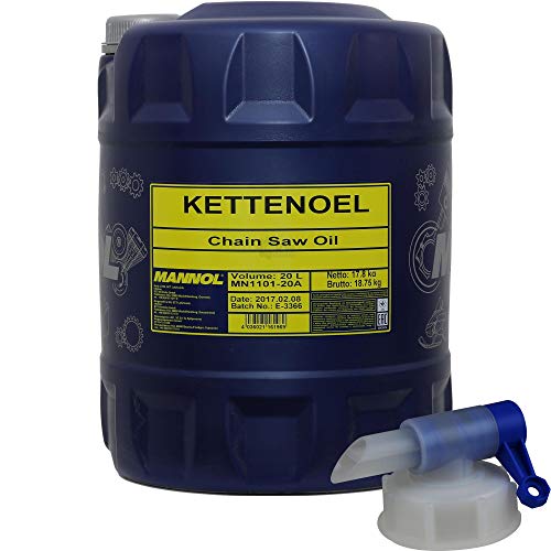 Huile de chaîne MANNOL 20 l avec robinet d'écoulement
