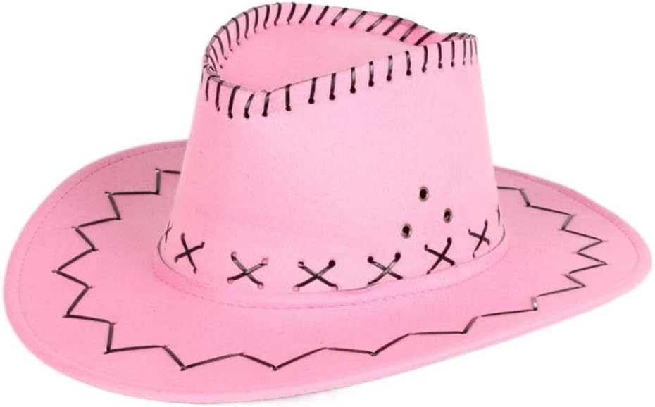 Cowboy Hat Knight Hat Men And Women Sun Visor Casual Cowboy Hat(C)